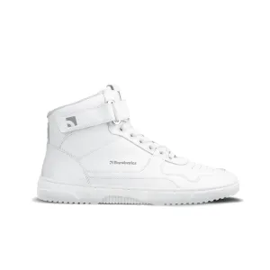 Barefoot Sneakers Barebarics Zing - High Top - All White - Leather 36