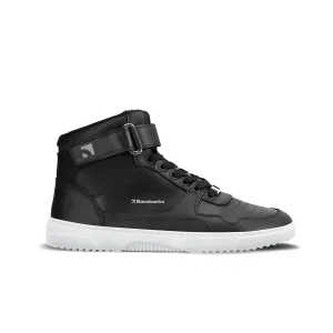 Barefoot Sneakers Barebarics Zing - High Top - Black & White - Leather 37