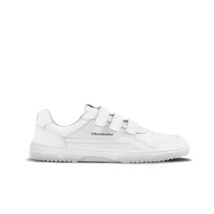 Barefoot Sneakers Barebarics Zing Velcro - All White - Leather 36