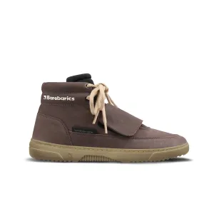 Barefoot Sneakers Barebarics Blizzard - Dark Chocolate Brown 37