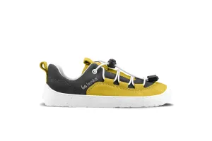 Kids barefoot sneakers Be Lenka Xplorer - Yellow & Olive Black 25