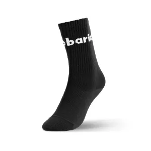 Barebarics - Barefoot Socks - Crew - Black - Big logo 35-38