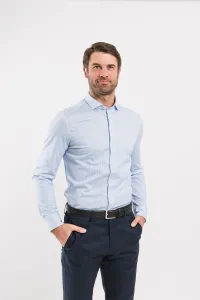 Men’s Shirt Slim Be Lenka Essentials - Blue and White M
