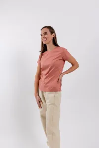 Women's Round Neck t-shirt Be Lenka Essentials - Salmon Pink #1544416