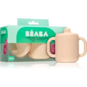 Beaba Silicone learning cup cup with cap Pink 170 ml