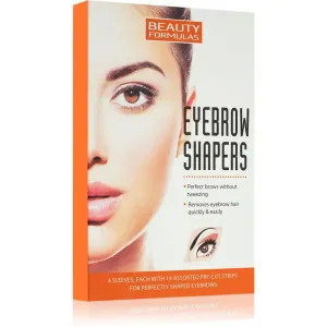 Beauty Formulas Eyebrow Shapers Wax Strips for Eyebrows 4 pc #290593