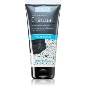 Beauty Formulas Charcoal face exfoliator with activated charcoal 150 ml