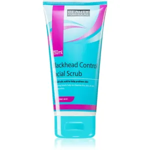 Beauty Formulas Clear Skin Blackhead Control cleansing scrub to treat blackheads 150 ml