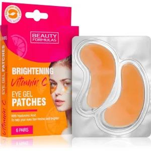 Beauty Formulas Vitamin C radiance mask for the eye area 6x2 pc