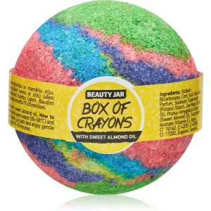Beauty Jar Box Of Crayons bath bomb with almond oil 150 g