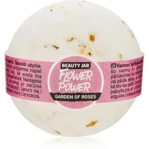 Beauty Jar Flower Power effervescent bath bomb with rose fragrance 150 g