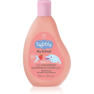 Bebble Strawberry Shampoo & Shower Gel 2-in-1 shampoo and shower gel for children 250 ml