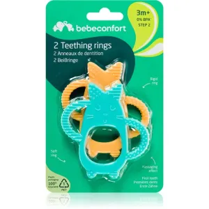 Bebeconfort 2 Teething Rings chew toy 3 m+ 2 pc