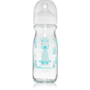 Bebeconfort Emotion Glass White baby bottle Giraffe 0-12 m 270 ml