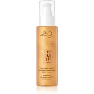 beBIO Safe Tanning nourishing body oil with glitter 100 ml