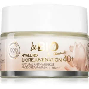 beBIO Ewa Chodakowska Hyaluro Bio Rejuvenation 40+ moisturising anti-wrinkle night cream 50 ml