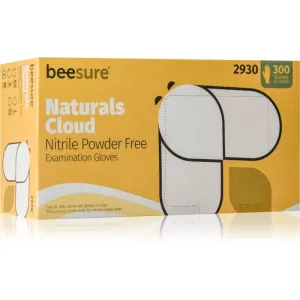 BeeSure Naturals Cloud White nitrile powder-free gloves size S 2x150 pc