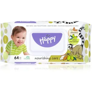 Bella Baby Happy Almond and Olive Leaf extract wet wipes for kids 64 pc