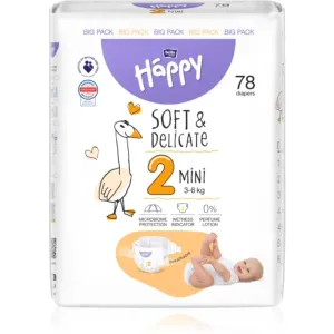 Bella Baby Happy Soft&Delicate Size 2 Mini disposable nappies 3-6 kg 78 pc