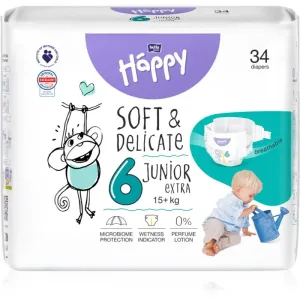 Bella Baby Happy Soft&Delicate Size 6 Junior Extra disposable nappies 15+ kg 34 pc