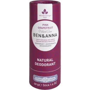 BEN&ANNA Natural Deodorant Pink Grapefruit deodorant stick 40 g