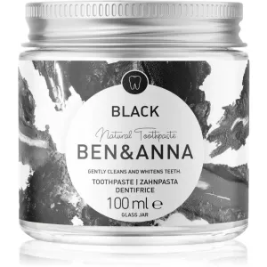 BEN&ANNA Natural Toothpaste Black toothpaste in a glass container with activated charcoal 100 ml #305720