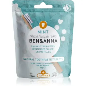 BEN&ANNA Natural Toothpaste Tablets Toothpaste in pills Fluoride Mint 36 g