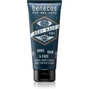 Benecos For Men Only 3-in-1 shampoo, conditioner & shower gel 200 ml #251001