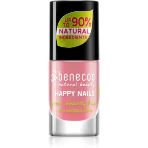 Benecos Happy Nails nourishing nail varnish shade Bubble Gum 5 ml