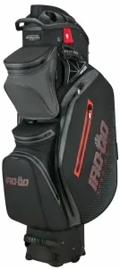 Bennington IRO QO 14 Water Resistant Black/Canon Grey/Red Golf Bag