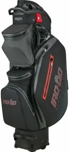 Bennington IRO QO 14 Waterproof Black/Canon Grey/Red Golf Bag