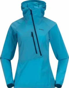 Bergans Cecilie Light Wind Anorak Women Clear Ice Blue L Outdoor Jacket