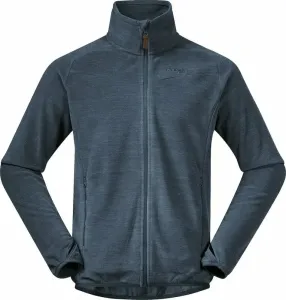 Bergans Hareid Fleece Jacket NoHood Orion Blue XL Outdoor Hoodie