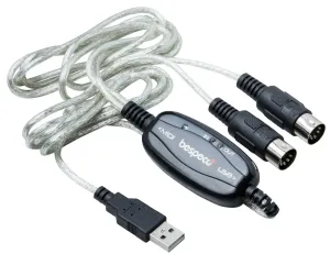 Bespeco BMUSB100 Transparent 2 m USB Cable