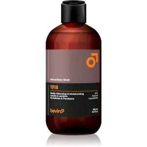 Beviro Natural Body Wash 1918 shower gel for men 250 ml