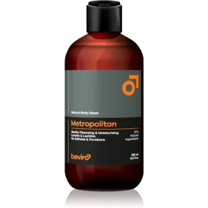 Beviro Natural Body Wash Metropolitan shower gel for men 250 ml