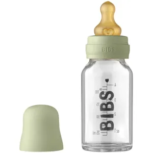 BIBS Baby Glass Bottle 110 ml baby bottle Sage 110 ml