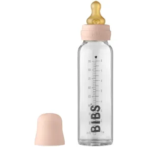 BIBS Baby Glass Bottle 225 ml baby bottle Blush 225 ml