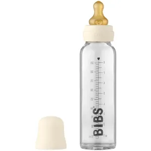 BIBS Baby Glass Bottle 225 ml baby bottle Ivory 225 ml #291981