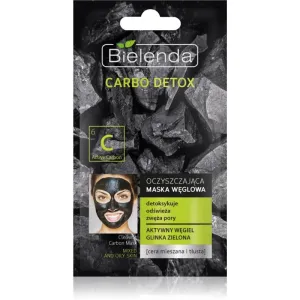Bielenda Carbo Detox Active Carbon cleansing mask with activated charcoal for oily and combination skin 8 g
