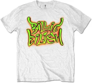 Billie Eilish T-Shirt Graffiti Unisex White M