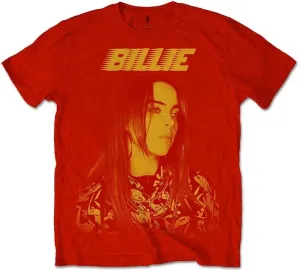 Billie Eilish T-Shirt Racer Logo Jumbo Red S