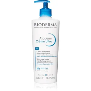Bioderma Atoderm Cream nourishing body cream for normal to dry sensitive skin fragrance-free Bottle with Pump 500 ml #1369587