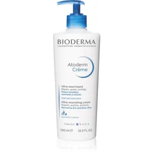 Bioderma Atoderm Créme Ultra nourishing body cream for normal to dry sensitive skin with fragrance 500 ml