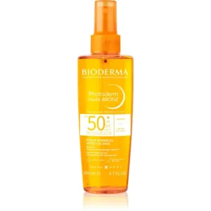 Bioderma Photoderm Huile Bronz dry sunscreen oil spray SPF 50+ 200 ml