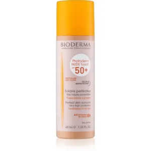 Bioderma Photoderm Nude Touch protective tinted fluid for combination to oily skin SPF 50+ shade Light Colour 40 ml