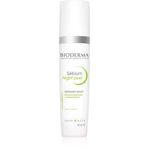 Bioderma Sébium Night Peel smoothing exfoliating serum to treat skin imperfections 40 ml