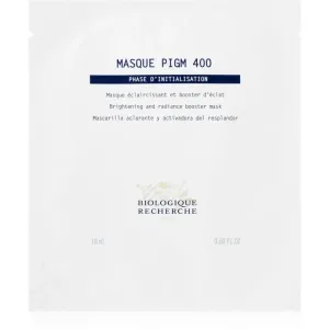 Biologique Recherche Masque PIGM 400 brightening sheet mask to treat dark spots 10x18 ml