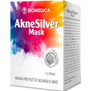 Biomedica AkneSilver Mask cleansing mask for problem skin, acne 7x10 ml #296247