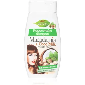 Bione Cosmetics Macadamia + Coco Milk Regenerating Shampoo 260 ml